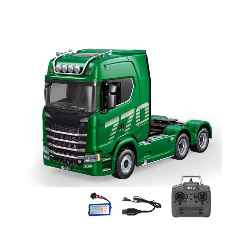 Huina - Camion tracteur RC Scania 770S V8 1/18 vert V2 (CH1501V) 