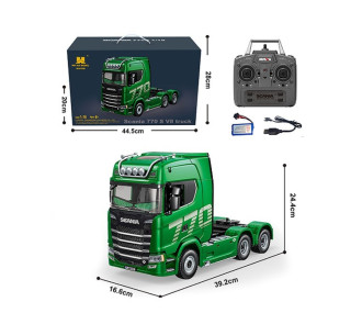 Huina - Camion tracteur RC Scania 770S V8 1/18 vert V2 (CH1501V) 