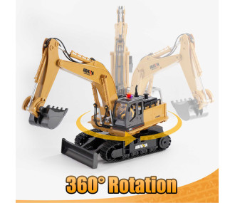 Huina - Pelleteuse RC 1531 11 voies 2,4 GHz 1/16 (CH1531) 