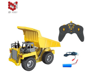 Huina - Camion benne RC 1534 avec parties métalliques 6 voies 1/18 (CH1534) 