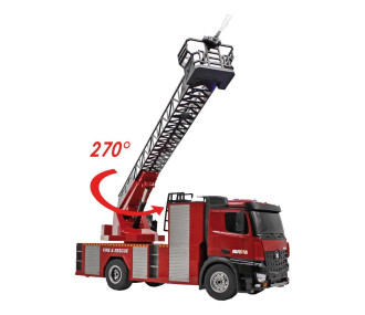 Huina - Camion de pompiers RC 1561 à échelle 1/14 RTR (CH1561) 