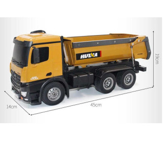Huina - Camion benne RC 1573 2,4 GHz 1/14 (CH1573) 
