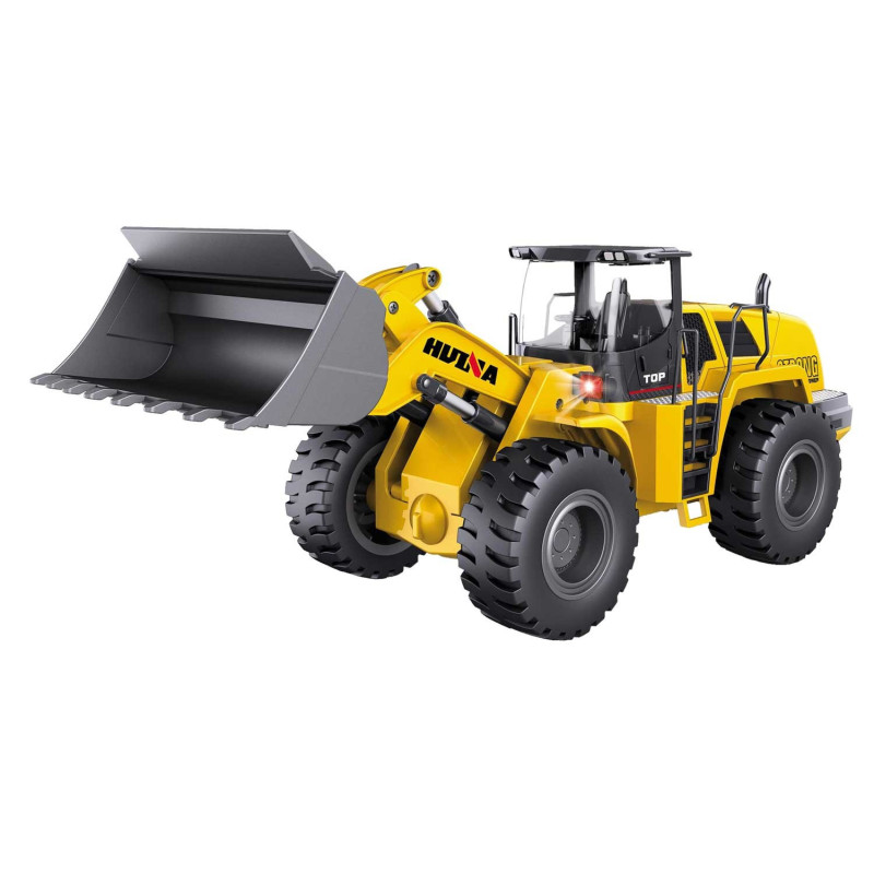 Huina - Chargeuse sur pneus RC 1583 tout métal 2,4 GHz 1/14 (CH1583) 