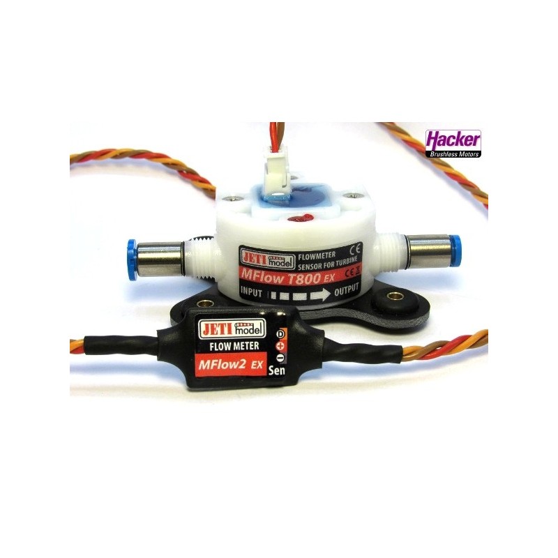 Sensore MFlow2 T3000 a turbina Duplex 2.4EX Jeti