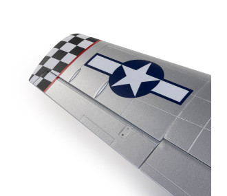 Avion RC E-flite P-51D Mustang « Big Beautiful Doll » 1,5 m BNF Basic avec AS3X+ et SAFE Select – EFL-3359