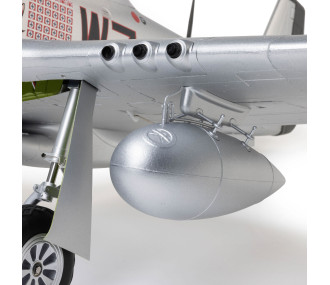 Avion RC E-flite P-51D Mustang « Big Beautiful Doll » 1,5 m BNF Basic avec AS3X+ et SAFE Select – EFL-3359