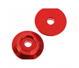 ARRMA AR320215 Wing Button Aluminum Red (2)