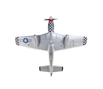 Avion RC E-flite P-51D Mustang « Big Beautiful Doll » 1,5 m BNF Basic avec AS3X+ et SAFE Select – EFL-3359