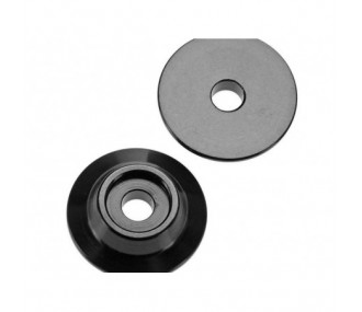 ARRMA AR320216 Wing Button Aluminum Black (2)