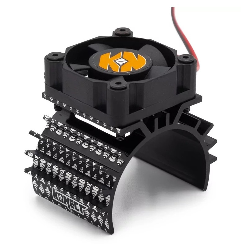 Support ventilateur moteur en alu (diam 36 mm) + Ventilateur 30x30