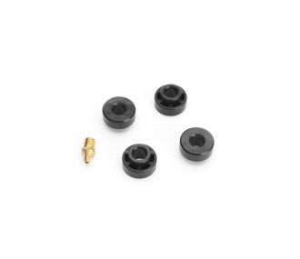 Roues ballons gonflables dia.125mm (paire)