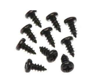 ARRMA AR736306 BH Tornillo autorroscante en cruz M3x6mm (10)