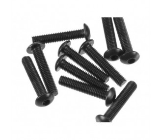 ARRMA AR721315 Button Head Screw 3x15mm (10)