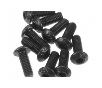 ARRMA AR721308 Button Head Screw 3x8mm (10)