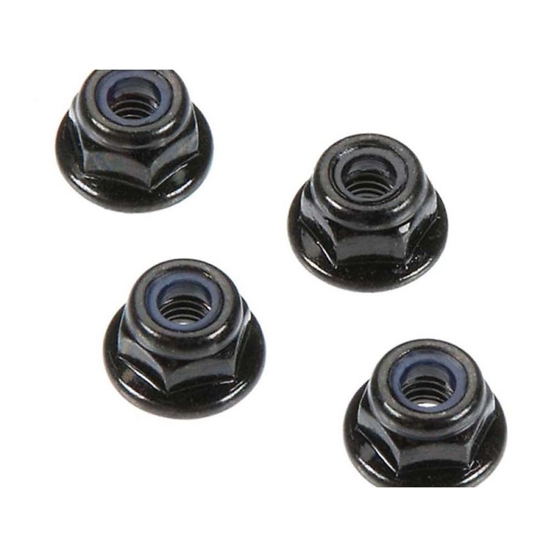 ARRMA AR708001 Dadi di bloccaggio flangia 4 mm (4)