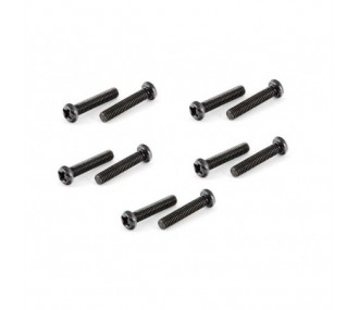 ARRMA AR725315 Button Head Cross Machine Screw 3x15mm (10)