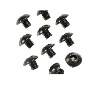 ARRMA AR721303 Button Head Hex Machine Screw 3x3mm (10)