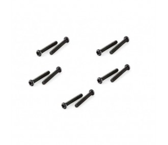 ARRMA AR725320 Button Head Cross Machine Screw 3x20mm (10)