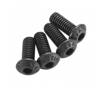 ARRMA AR721410 Button Head Screw 4x10mm (4)