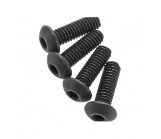 ARRMA AR721412 Button Head Screw 4x12mm (4)