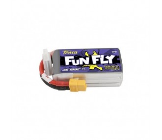 Akku Tattu lipo Funfly Series 3S 11.1V 1550mAh 100C Steckdose xt60