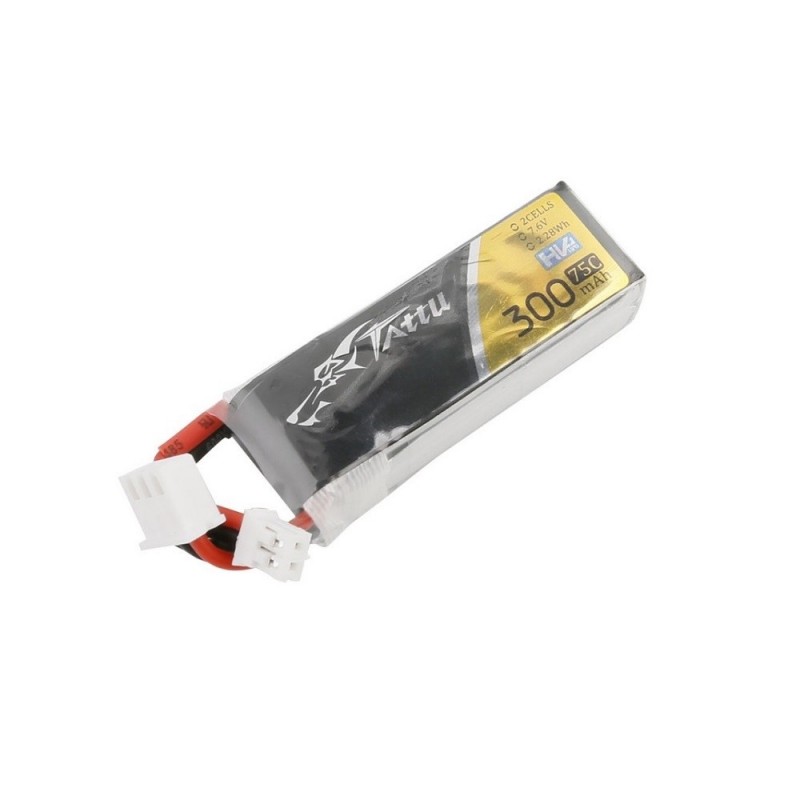 Batería Tattu Lipo 2S HV 7.6V 300mAh 75C JST-PHR