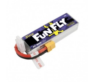 Batterie Tattu lipo Funfly Series 3S 11.1V 1800mAh 100C prise xt60