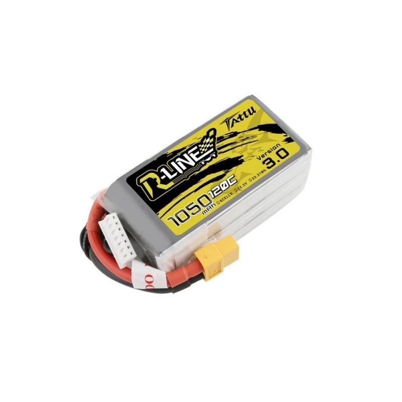 Akku Tattu R-line V3.0 lipo 6S 22.2V 1050mAh 120C Steckdose xt60