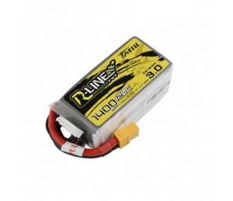 Batterie Tattu R-line V3.0 lipo 6S 22.2V 1400mAh 120C prise xt60