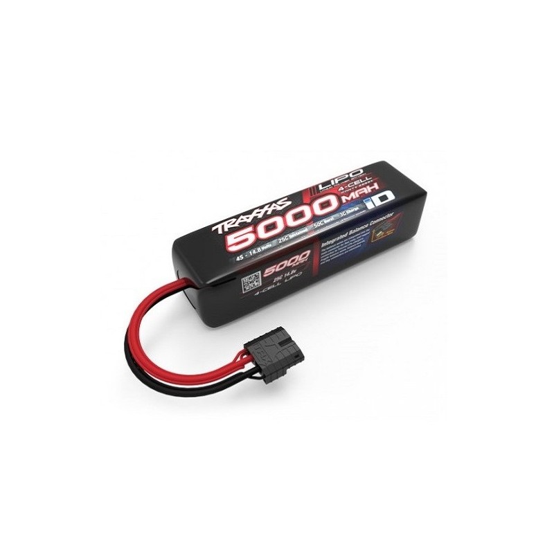 Batteria Lipo Traxxas 14.8V 4S 5000mAh 25C ID lungo 2889X