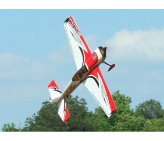 Avion Precision Aerobatics Katana 52 rouge/blanc ARF env.1.32m