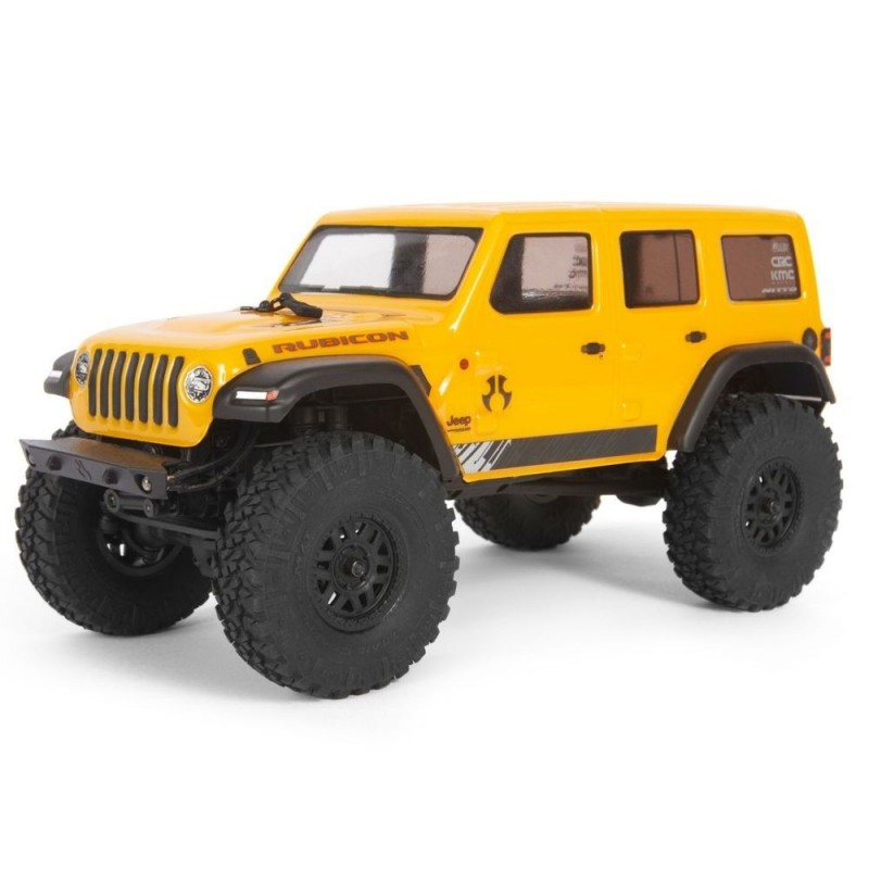 AXial SCX24 2019 Jeep Wrangler Jaune JLU CRC Rock Crawler 4WD RTR 1/24