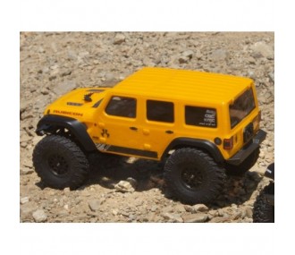 AXial SCX24 2019 Jeep Wrangler Yellow JLU CRC Rock Crawler 4WD RTR 1/24