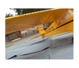 East Rc Model Piper 92' 35cc Yellow ARF Aircraft approx.2.34m