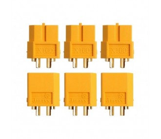 XT60 M/F Amass socket (3 pairs)