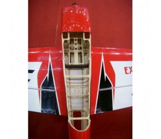Aircraft East Rc Model Extra 330SC 58'70e bianco-rosso ARF 1.46m
