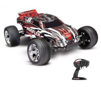 Traxxas Rustler Red XL-5 2WD Radio TQ & ID RTR (Without Battery/Charger) 37054-4