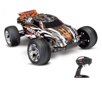 Traxxas Rustler Orange XL-5 2WD Radio TQ & ID RTR (Without Battery/Charger) 37054-4