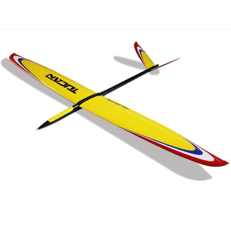 E-Tucan tout fibre env.2.00m rouge & jaune RCRCM