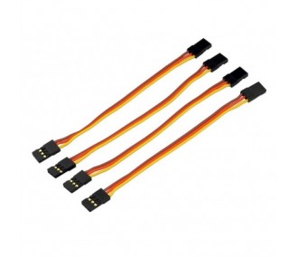 UNI/JR patch cable 10cm 0.25mm² - 4 pcs