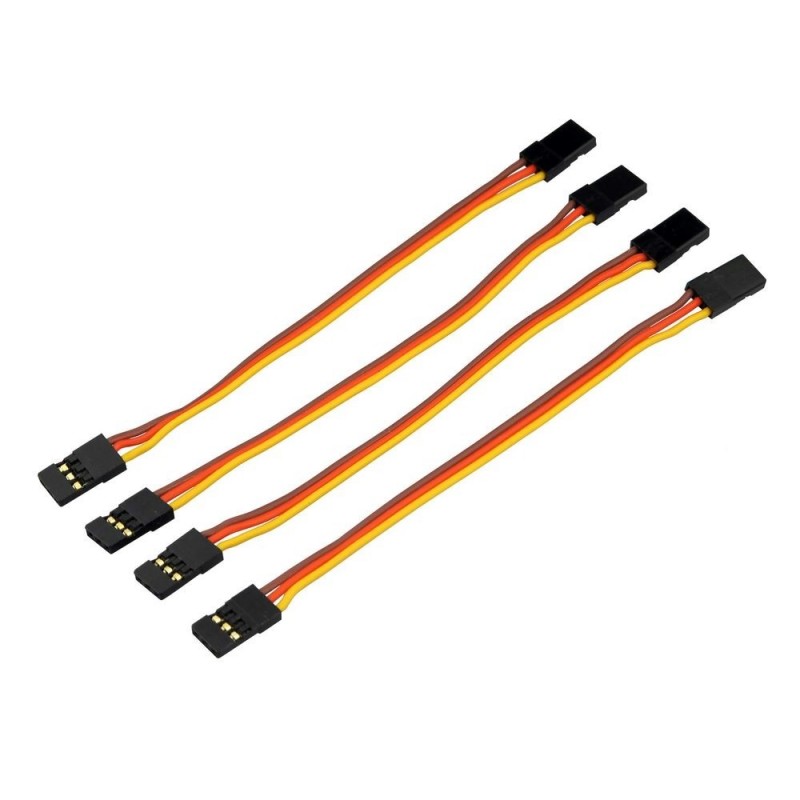 UNI/JR patch cable 10cm 0.25mm² - 4 pcs
