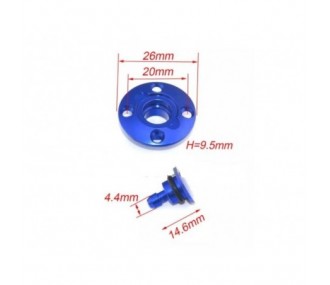 Filler cap CNC aluminum blue KUZA