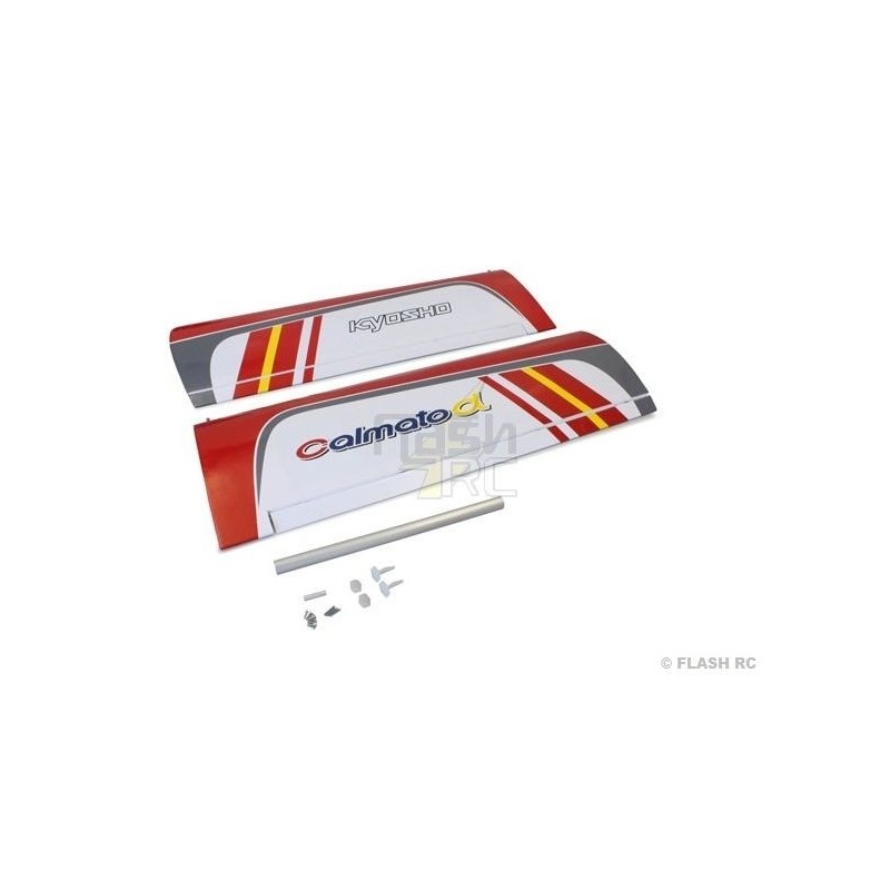K.A1257-11RB - Calmato Alpha 40 Sports/Trainer Wings red toughlon Kyosho