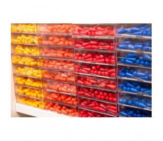 Construction Pins (50 pcs) - Blue