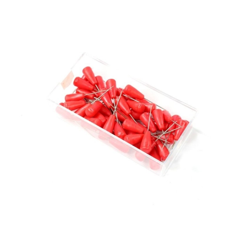 Construction Pins (50 pcs) - Red