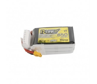 Akku Tattu R-line V1.0 lipo 6S 22.2V 650mAh 95C Steckdose XT30