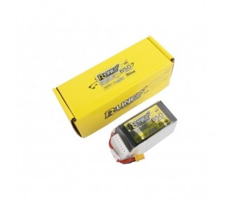 Batterie Tattu R-line V1.0 lipo 6S 22.2V 650mAh 95C prise XT30