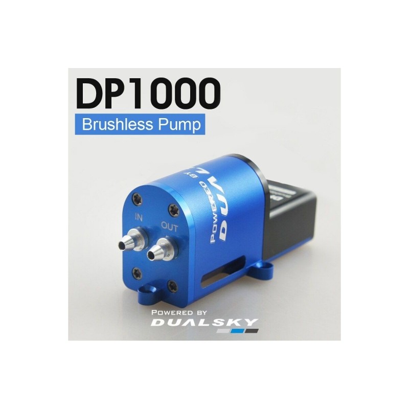 Dualsky DP1000 brushless smoke pump with accessories
