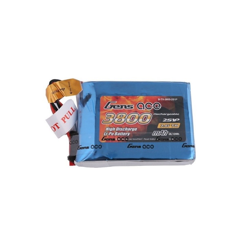 Batería Tx Gensace lipo 2S 7.4V 2S1P 3800mAh