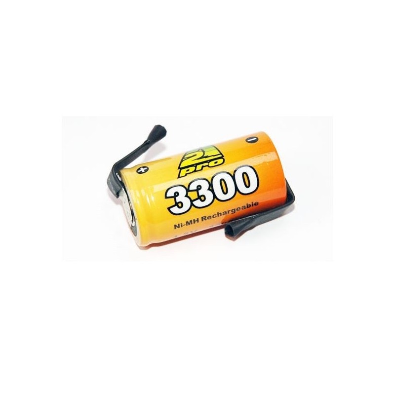 A2PRO 1.2V 3300 mAh Einzelstabakku mit Lötfahnen